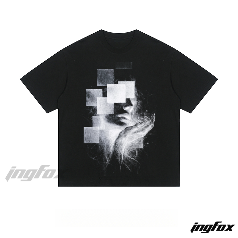 Artistic Cubist Portrait - Loose Fit Short Sleeve T-Shirt