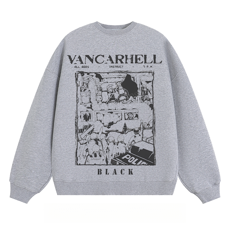 VANCARHELL Black - Classic Unisex Fit Crewneck Sweatshirt