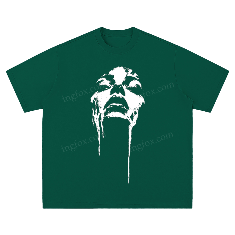 Artistic Face Drip - Unisex Fit Short Sleeve T - Shirt