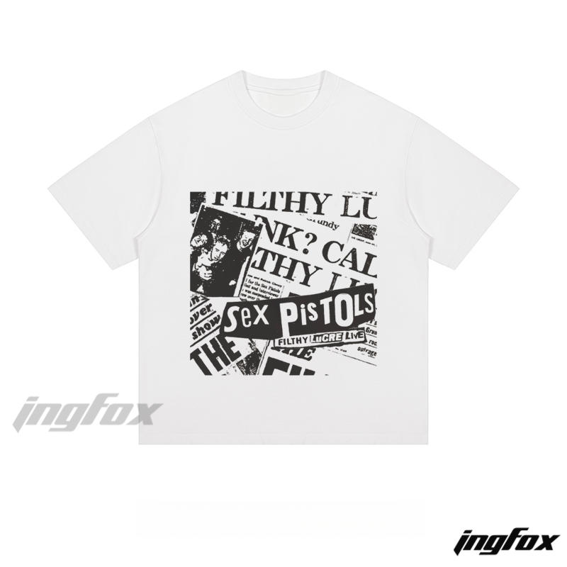 Sex Pistols Newspaper Collage - Loose Fit Short Sleeve T - Shirt