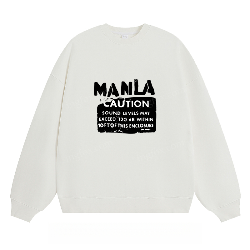 Manila Caution - Classic Unisex Fit Crewneck Sweatshirt