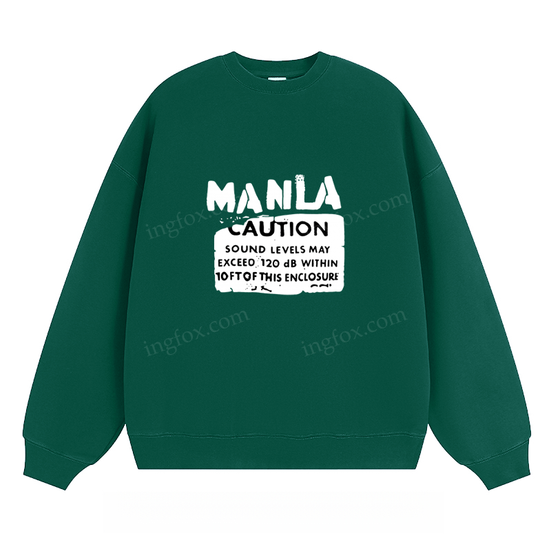 Manila Caution - Classic Unisex Fit Crewneck Sweatshirt