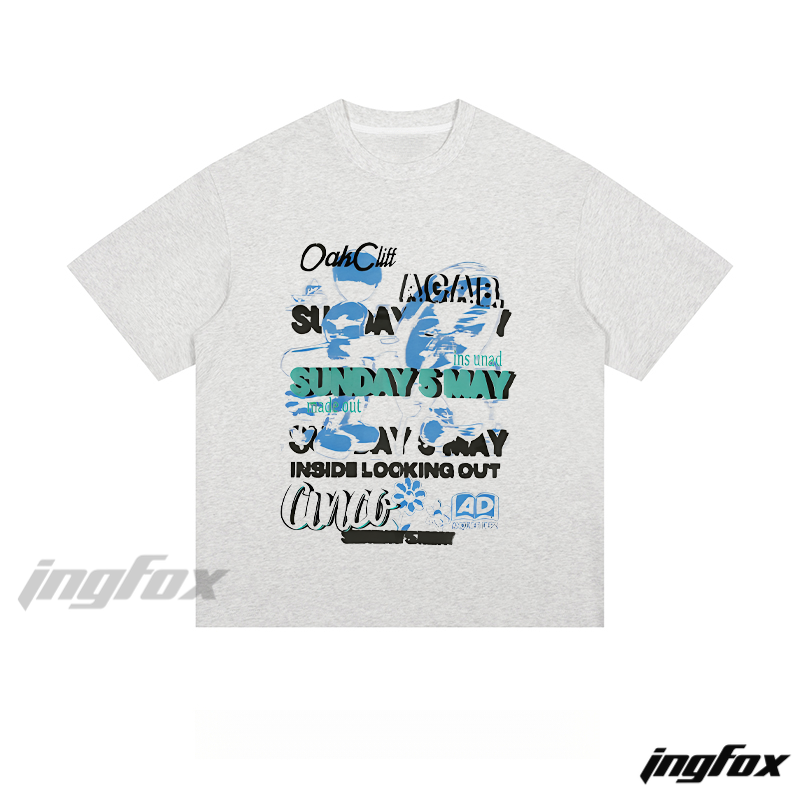 Festival Collage - Loose Fit Short Sleeve T - Shirt