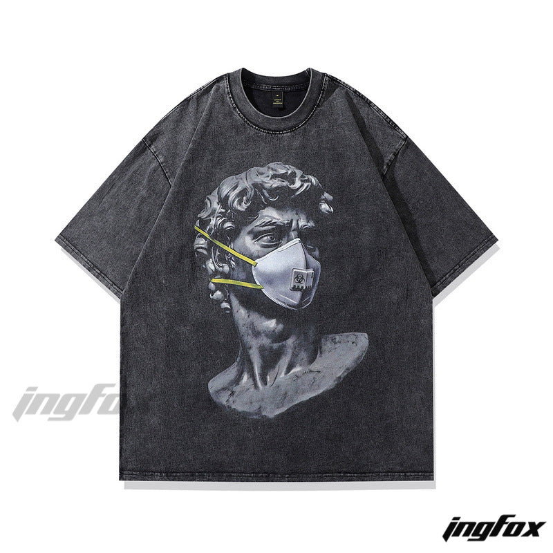 Masked David - Vintage Washed Oversized T-Shirt