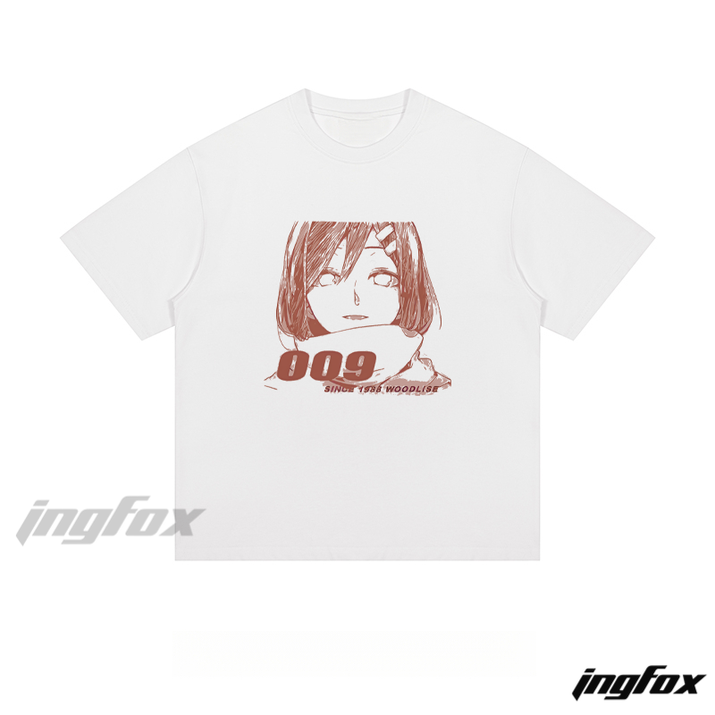 Anime Character 009 Tee - Loose Fit Short Sleeve T - Shirt