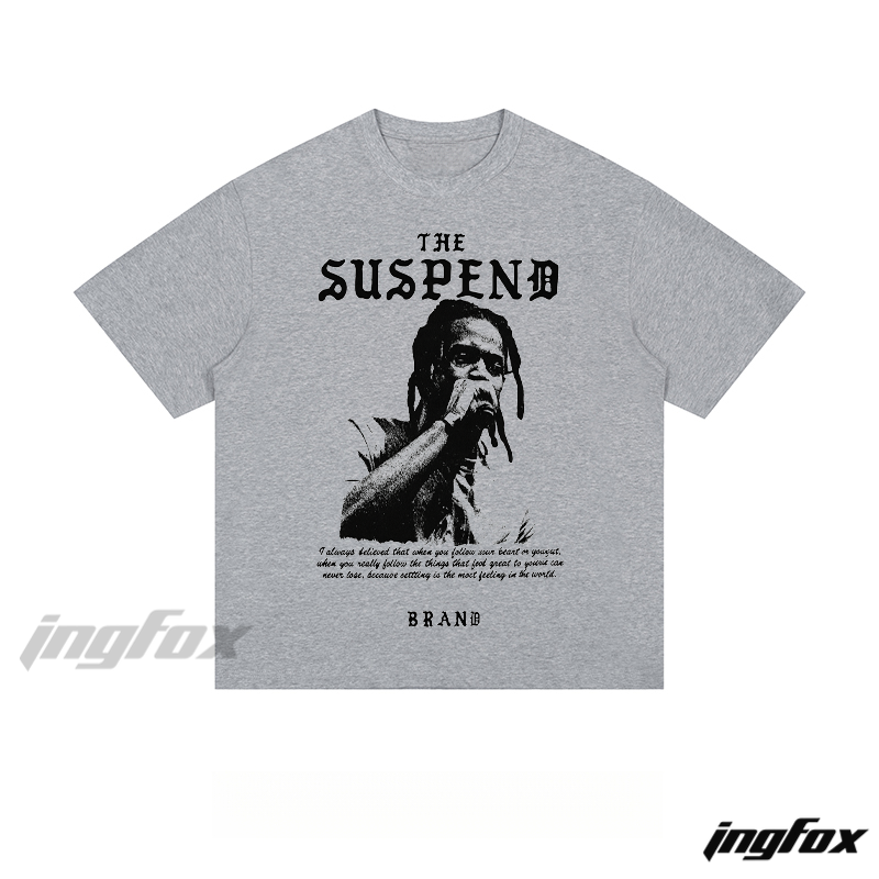 "THE SUSPEND" Quote & Portrait - Loose Fit Short Sleeve T-Shirt