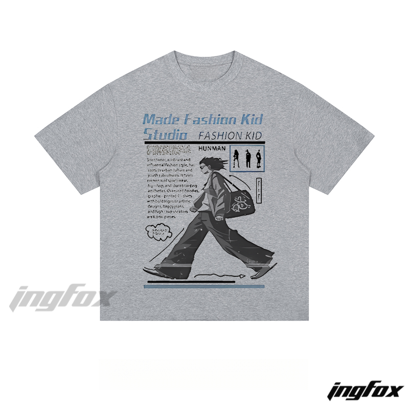 Streetwear Fashion Kid - Loose Fit Short Sleeve T - Shirt