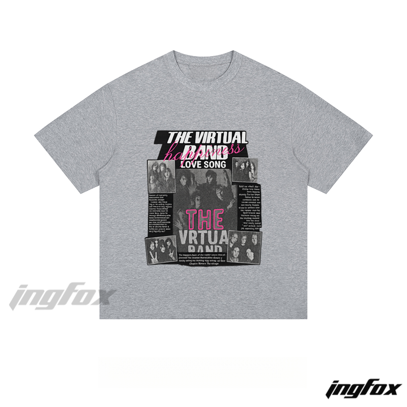 "THE VIRTUAL BAND" Retro Collage - Loose Fit Short Sleeve T-Shirt