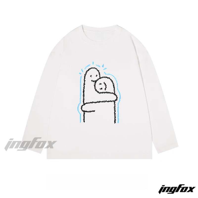 Hugging Figures - Themed - Classic Cotton Long Sleeve Tee