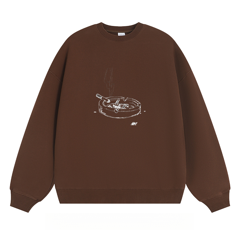 Ashtray Sketch - Classic Unisex Fit Crewneck Sweatshirt