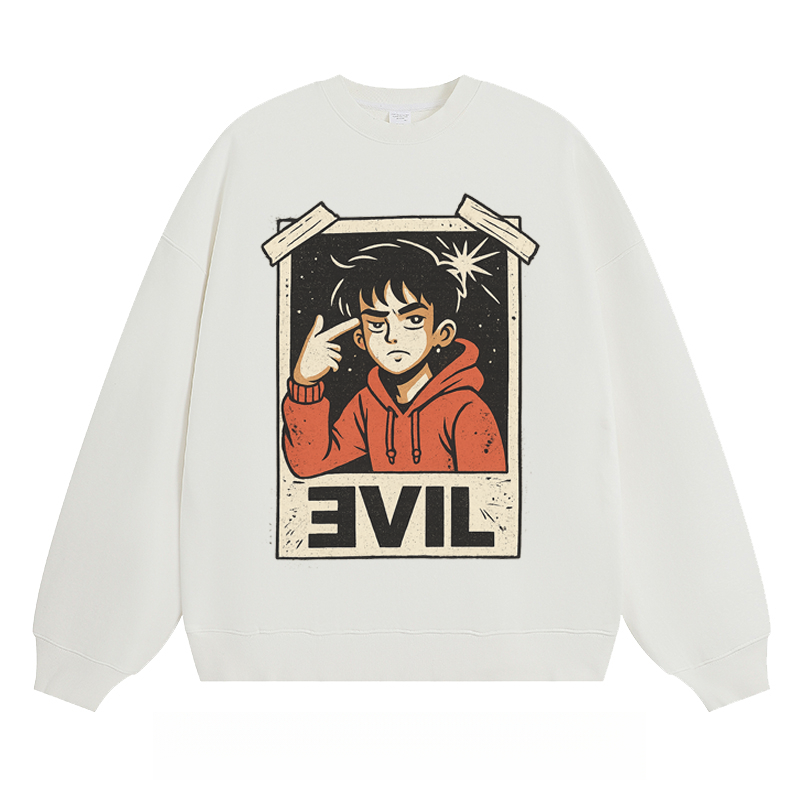 Evil Graphic - Classic Unisex Fit Crewneck Sweatshirt