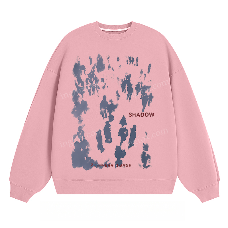 Shadow & Text - Classic Unisex Fit Crewneck Sweatshirt