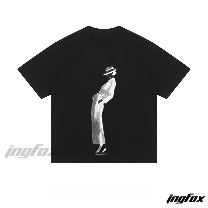 Fashion Sketch Figure - Loose Fit Short Sleeve T - Shirt