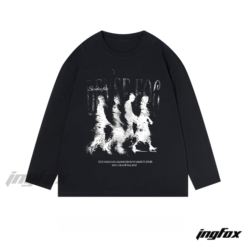 "SmileFlo" & Figure Graphic Long - Sleeve Tee
