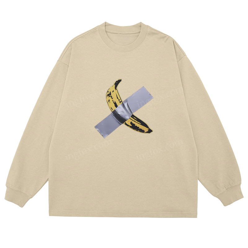 Banana Tape Art - Classic Unisex Fit Cotton Long Sleeve Tee