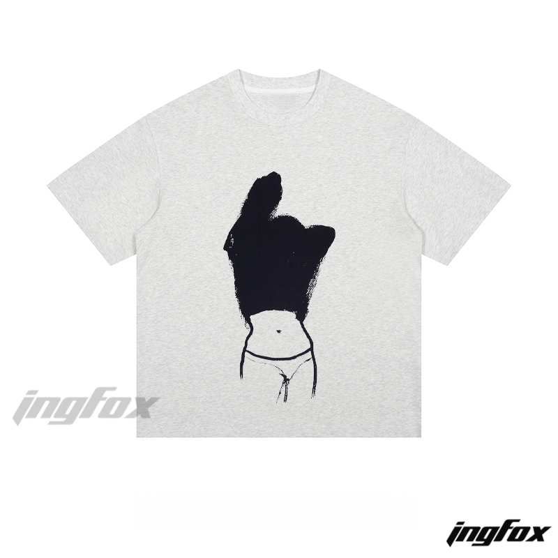 Abstract Figure Silhouette - Loose Fit Short Sleeve T-Shirt