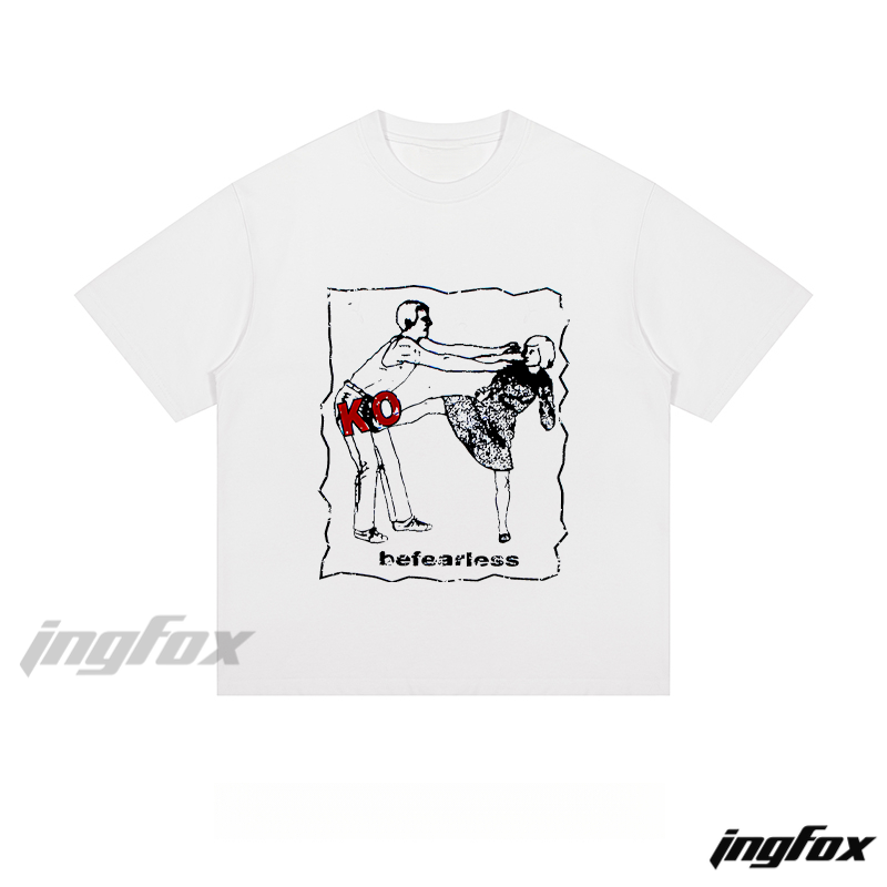 Befearless Fight - Loose Fit Short Sleeve T - Shirt
