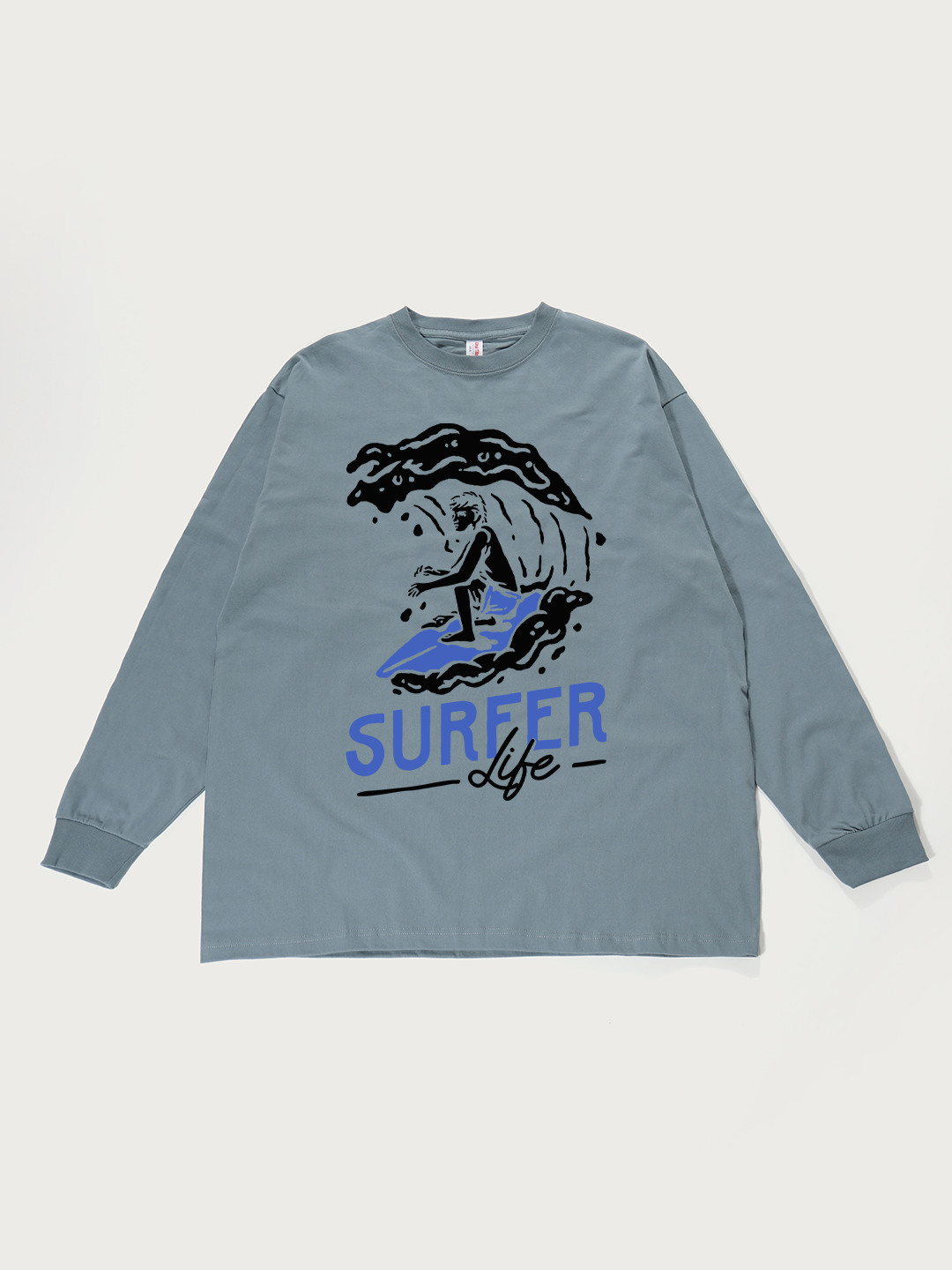 Surfer Life - Unisex Retro Cotton Long Sleeve T-Shirt
