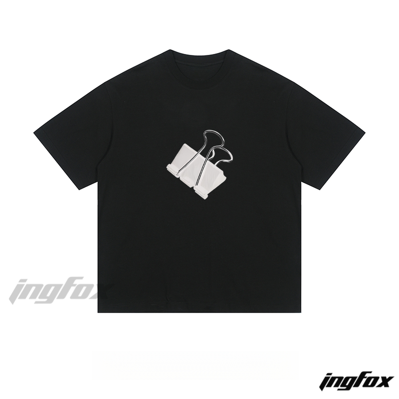 Minimalist Binder Clip - Loose Fit Short Sleeve T-Shirt
