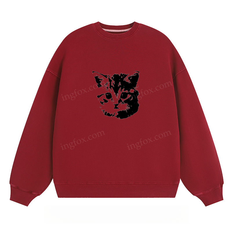 Kitten Graphic - Classic Unisex Fit Crewneck Sweatshirt