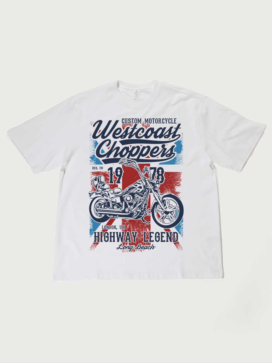 Westcoast Choppers 1978 Highway Legend - Unisex Retro Cotton Short Sleeve T-Shirt