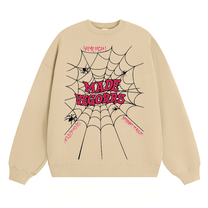"MADE VEGORRS" Spider Web - Classic Unisex Fit Crewneck Sweatshirt