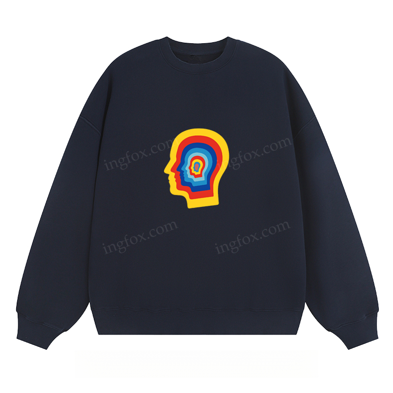 Rainbow Head Silhouette - Classic Unisex Fit Crewneck Sweatshirt