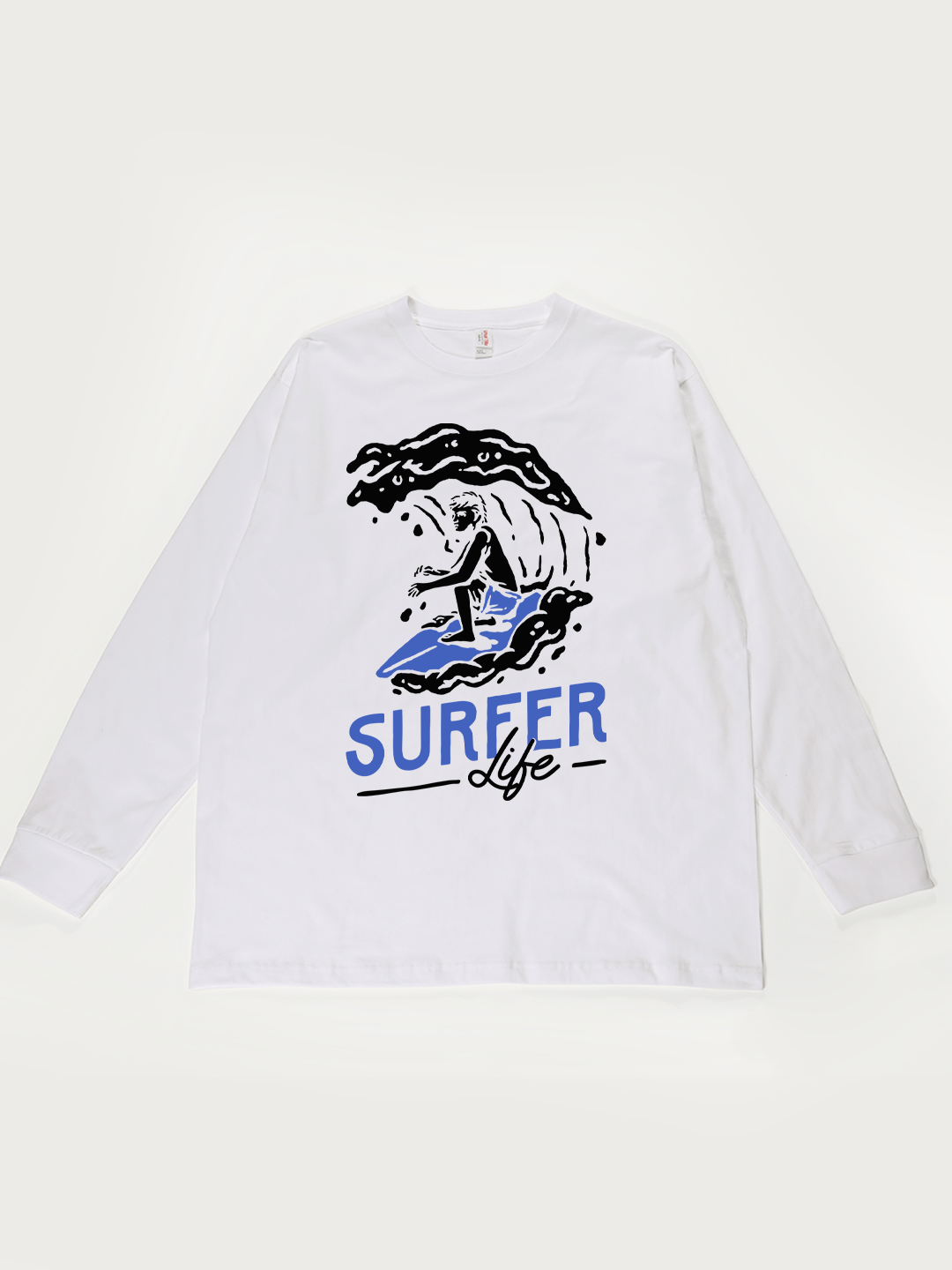 Surfer Life - Unisex Retro Cotton Long Sleeve T-Shirt