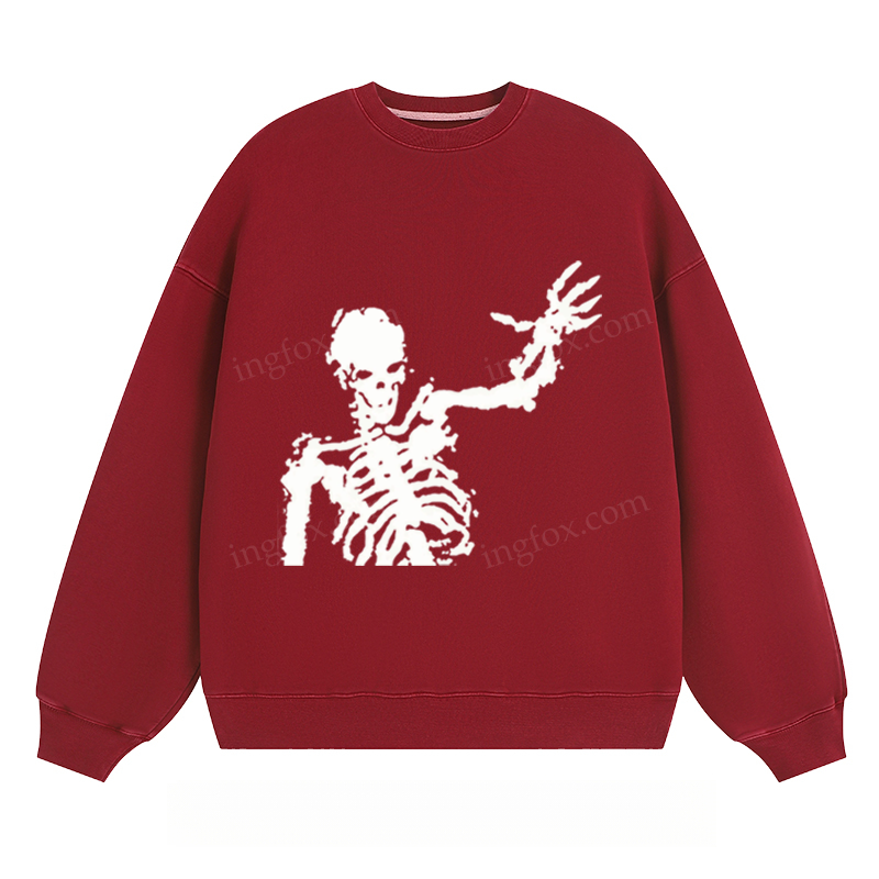 Skeleton Graphic - Classic Unisex Fit Crewneck Sweatshirt
