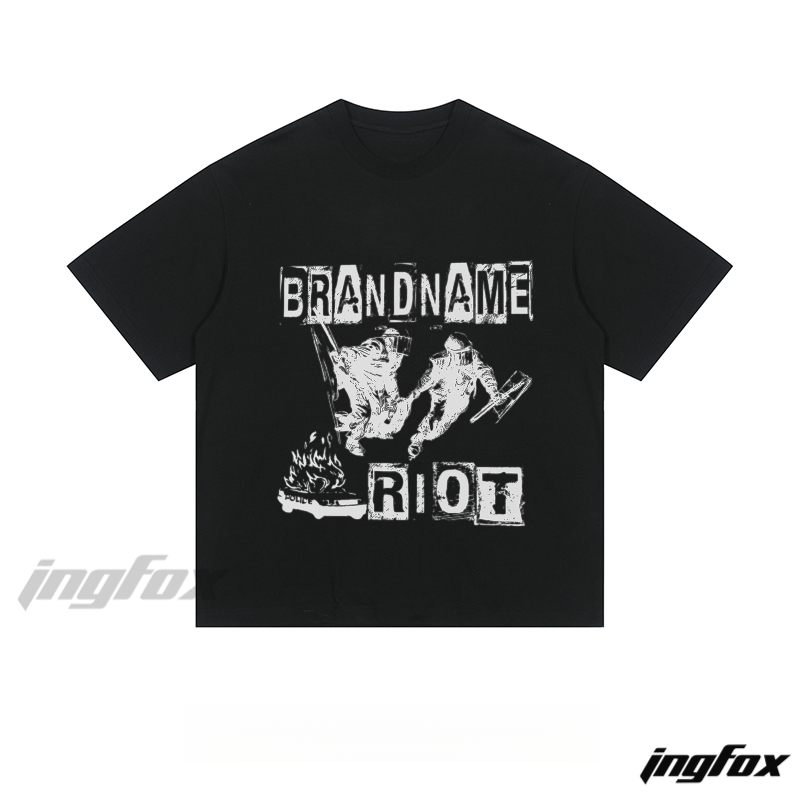 Riot Graphic - Loose Fit Short Sleeve T - Shirt