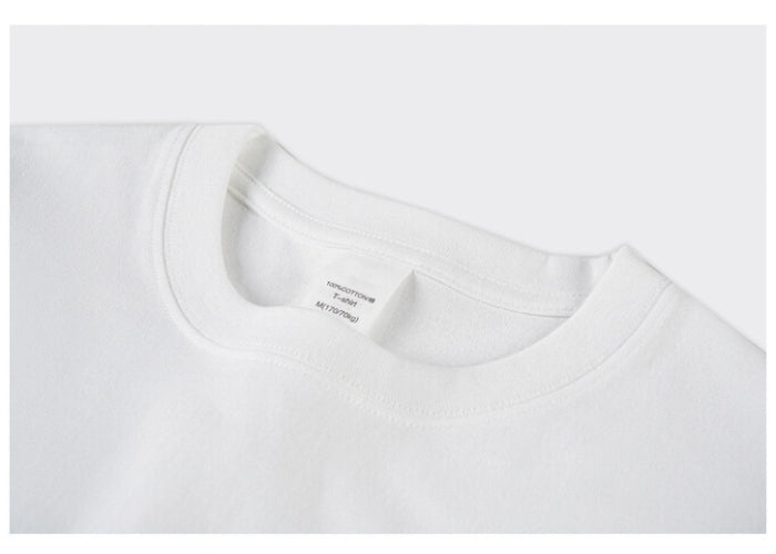 Red Hand & Silhouette - Classic Cotton Long Sleeve Tee