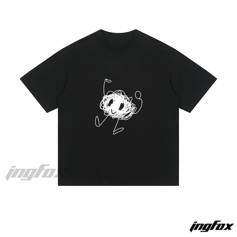 Doodle Monster Fun - Loose Fit Short Sleeve T - Shirt