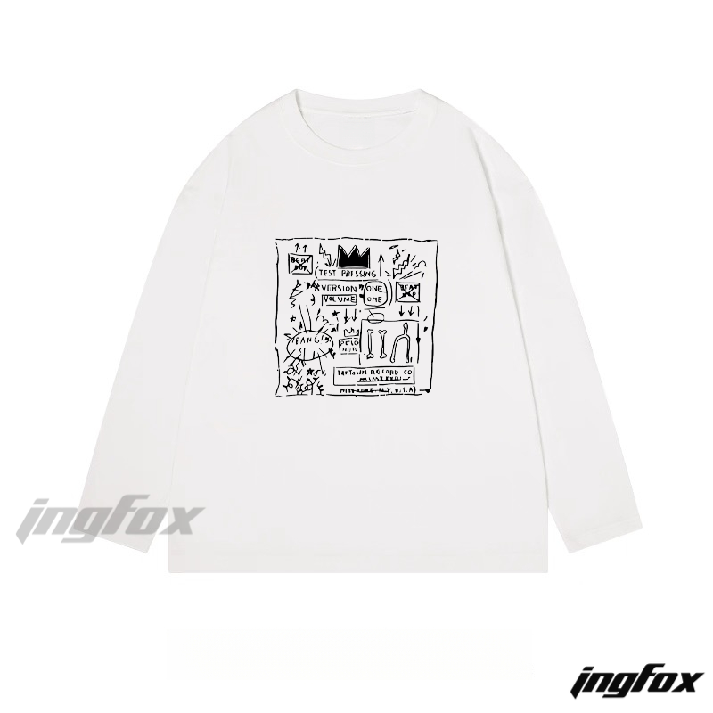 Jean - Michel Basquiat - Style Graphic - Classic Cotton Long Sleeve Tee