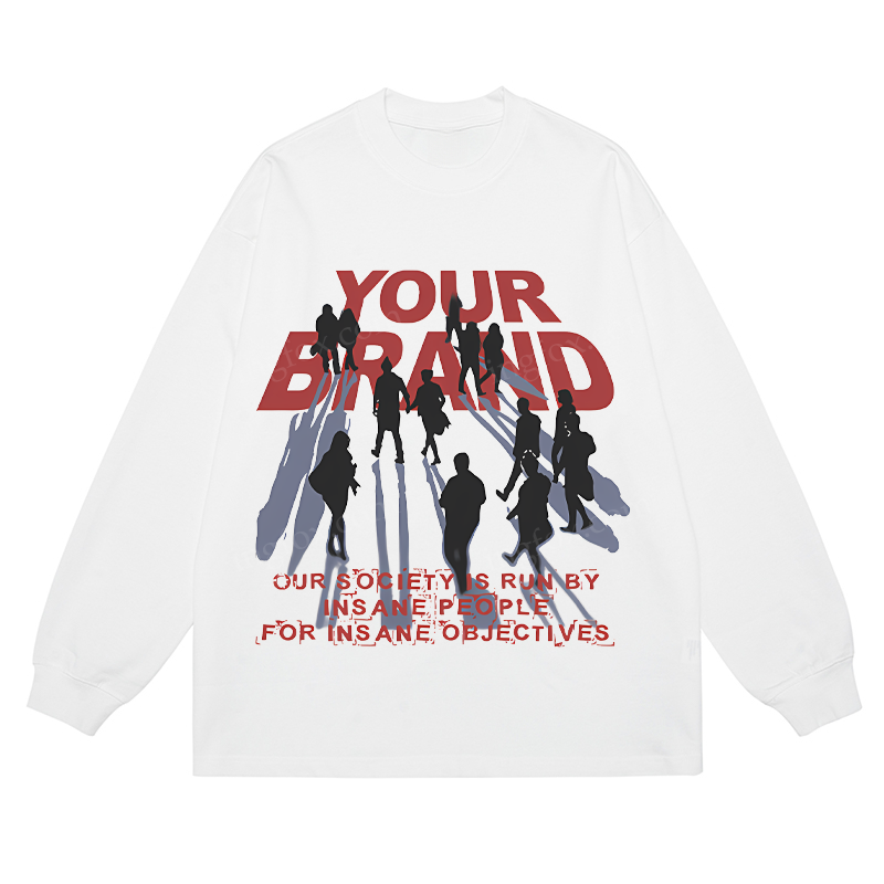 "Your Brand" Social Commentary - Classic Unisex Fit Cotton Long Sleeve Tee
