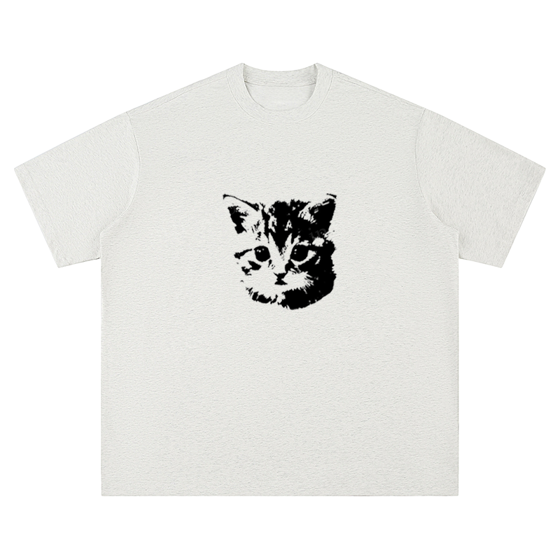 Cute Kitten Graphic - Unisex Fit Short Sleeve T - Shirt