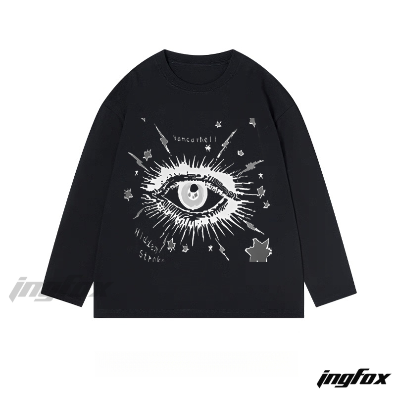 Starburst Eye - Classic Cotton Long Sleeve Tee