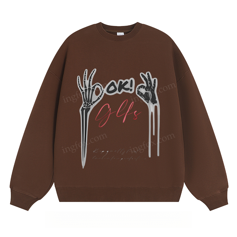 OK! Glfs Skeleton Hand - Classic Unisex Fit Crewneck Sweatshirt