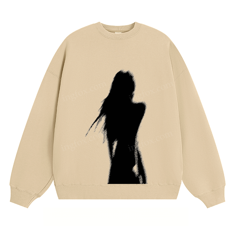Silhouette of a Figure - Classic Unisex Fit Crewneck Sweatshirt