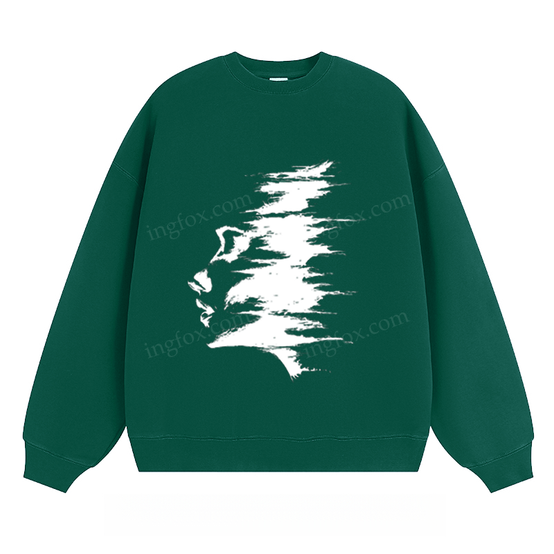 Distorted Portrait - Classic Unisex Fit Hoodie