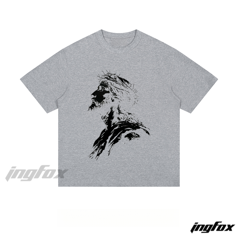 Crown of Thorns Portrait - Loose Fit Short Sleeve T-Shirt