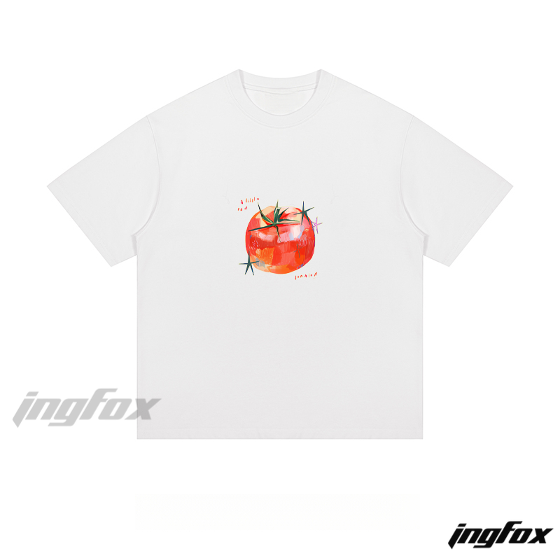 Artistic Tomato Illustration - Loose Fit Short Sleeve T-Shirt