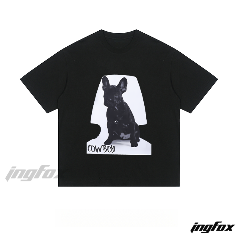 French Bulldog Cowboy - Loose Fit Short Sleeve T-Shirt