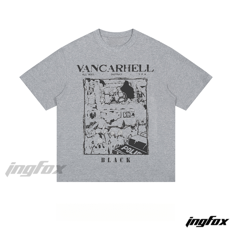 VANCARHELL “BLACK” Graphic - Loose Fit Short Sleeve T-Shirt