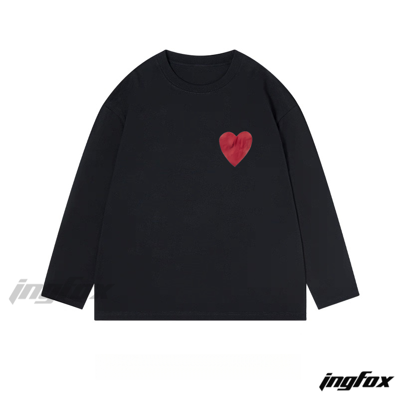 Red Heart Graphic - Classic Cotton Long Sleeve Tee