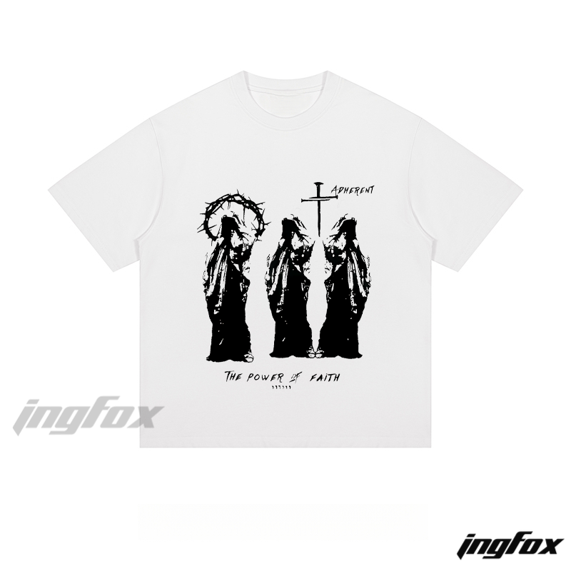 Faith Symbol - Loose Fit Short Sleeve T - Shirt