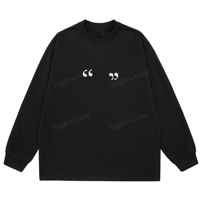 Quote Marks - Classic Unisex Fit Cotton Long Sleeve Tee