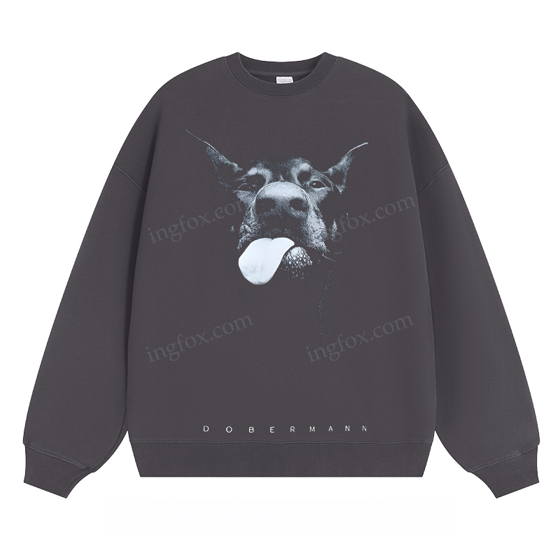 Dobermann Graphic - Classic Unisex Fit Crewneck Sweatshirt