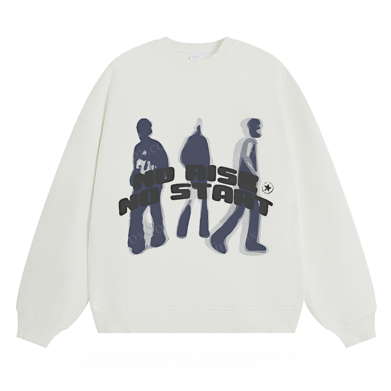No Rise No Start - Classic Unisex Fit Crewneck Sweatshirt