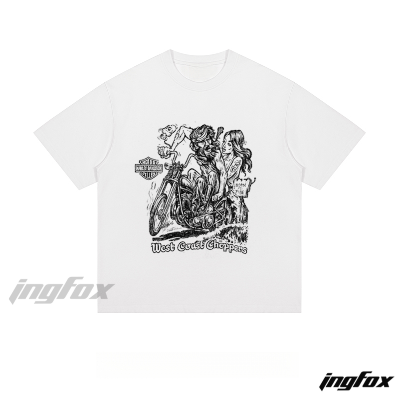 West Coast Choppers Motorcycle Graphic - Loose Fit Short Sleeve T-Shirt