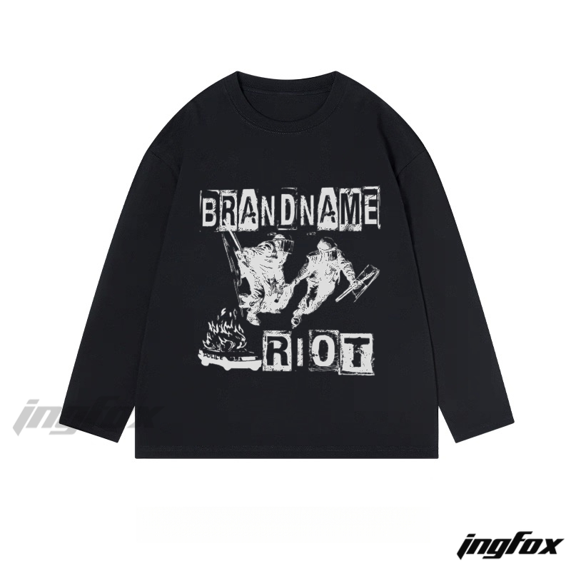 Riot Graphic - Classic Cotton Long Sleeve Tee